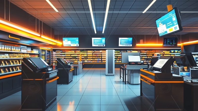 高清大图下载【趣麦麦图】便利店内部高清图片