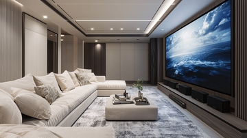 现代高端家庭影院设计