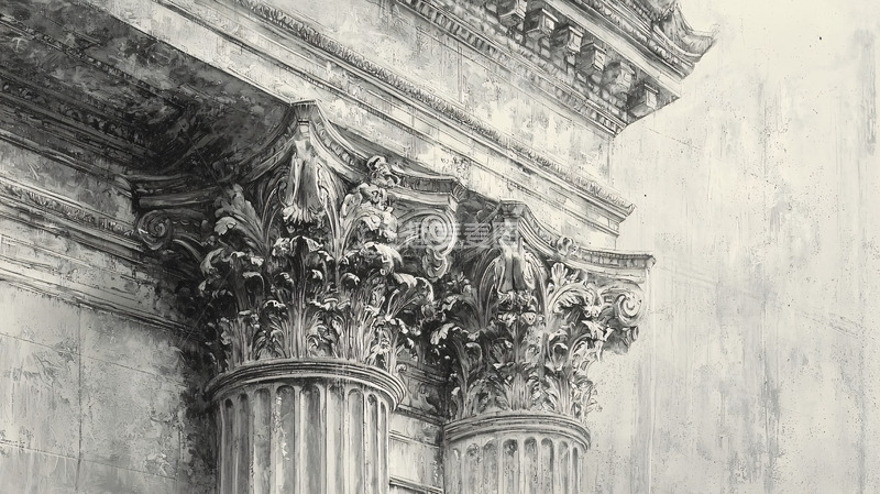 高清大图下载【趣麦麦图】黑白