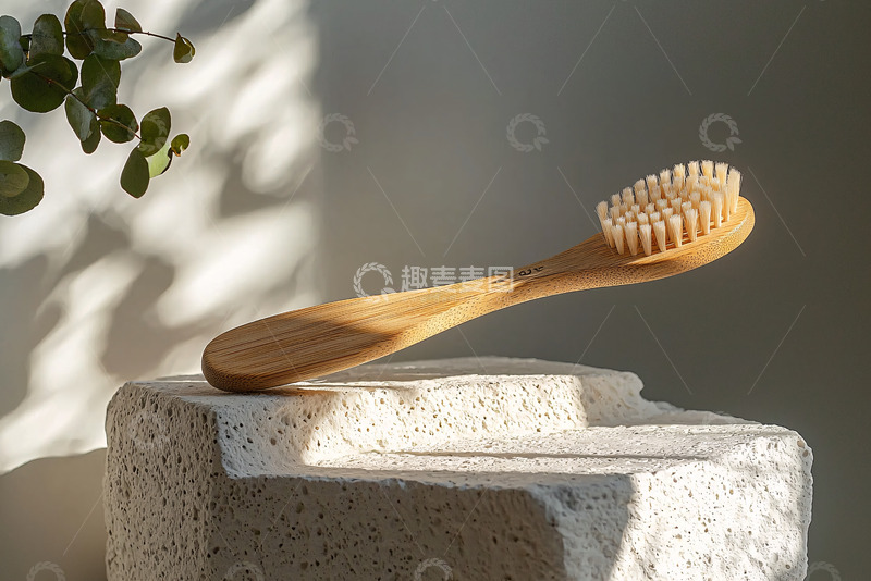 高清大图下载【趣麦麦图】木质牙刷