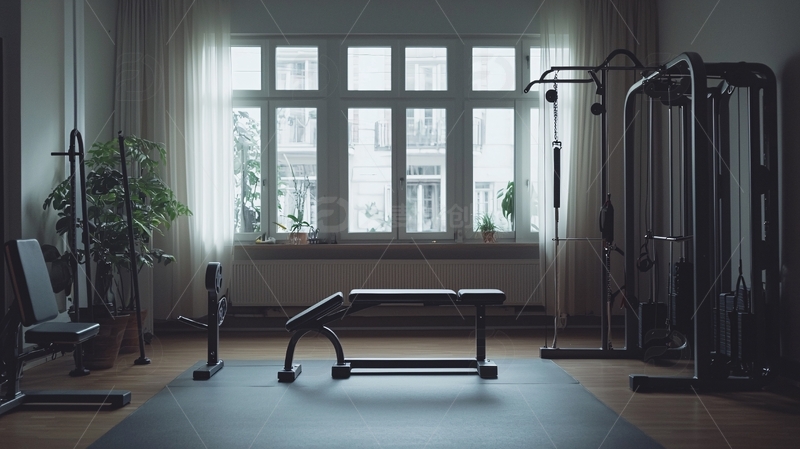 高清大图下载【趣麦麦图】家宅健身房高清图片
