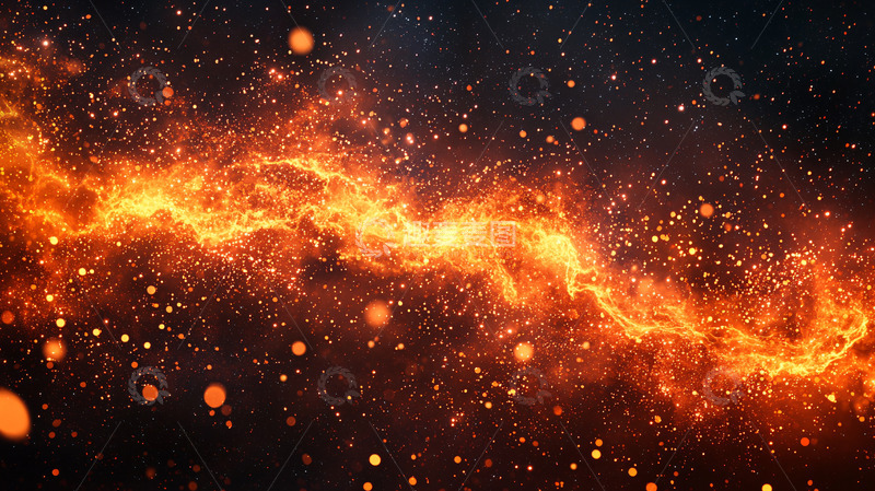高清大图下载【趣麦麦图】宇宙火焰