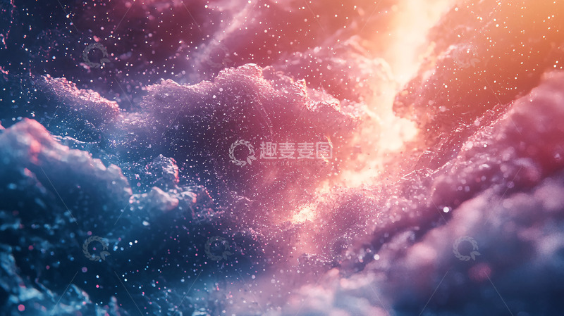 高清大图下载【趣麦麦图】梦幻彩色云彩