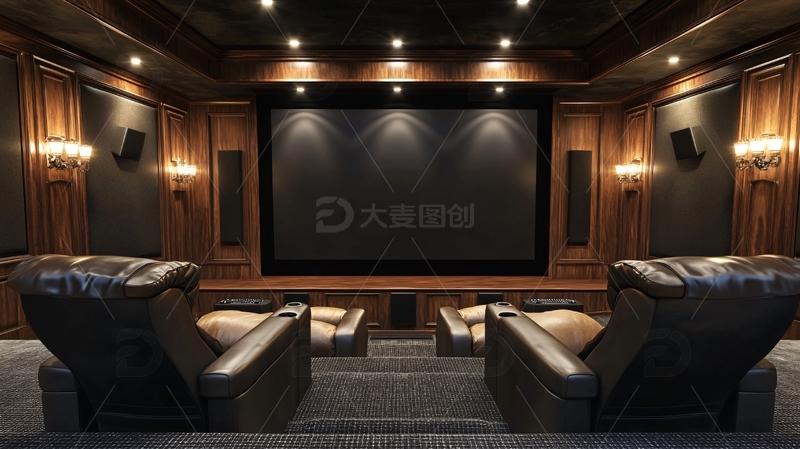 高清大图下载【趣麦麦图】奢华家庭影院
