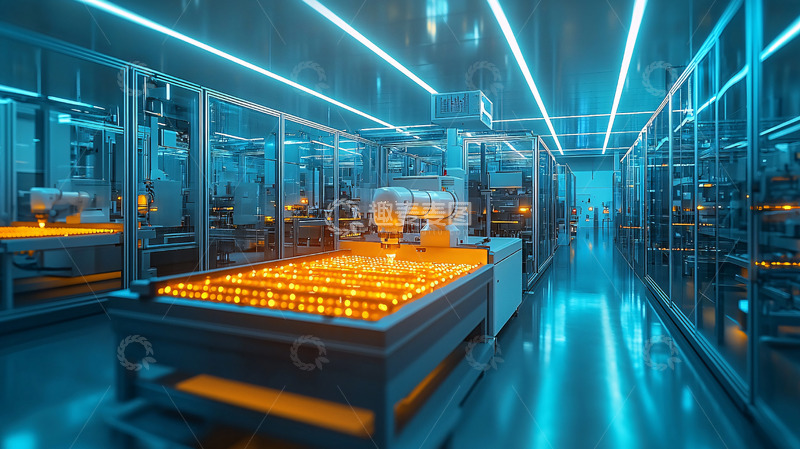 高清大图下载【趣麦麦图】现代化智能工厂车间