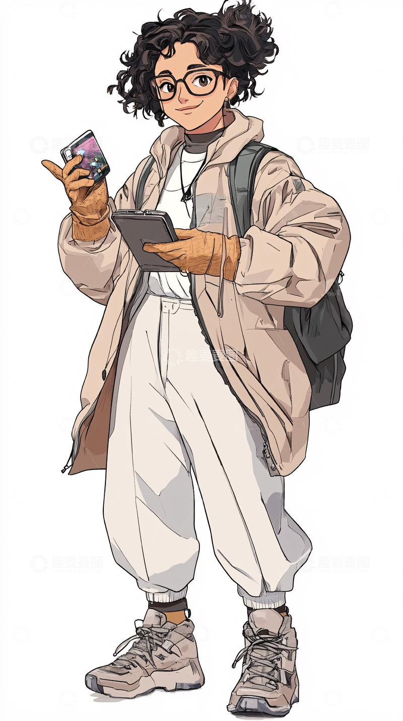 高清大图下载【趣麦麦图】可爱女孩