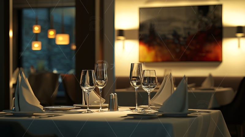 高清大图下载【趣麦麦图】高档餐厅就餐环境