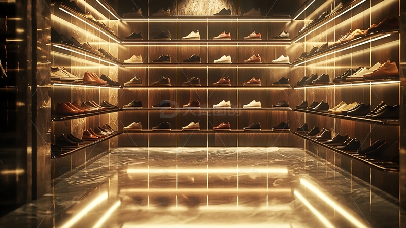 高清大图下载【趣麦麦图】奢华鞋柜灯光设计