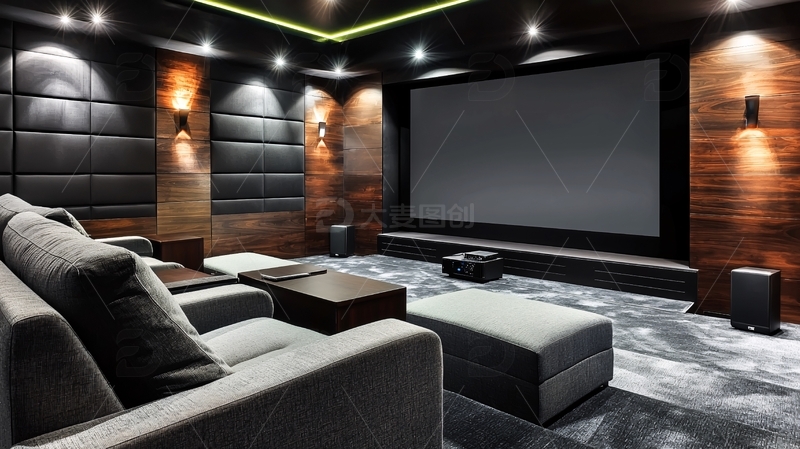 高清大图下载【趣麦麦图】高端家庭影院