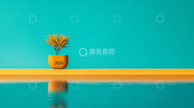 高清大图下载【趣麦麦图】清新简约植物盆栽