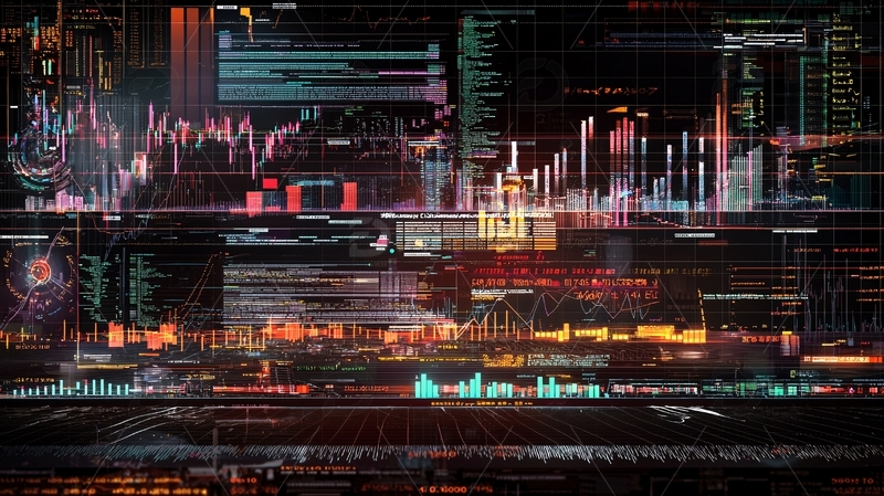 高清大图下载【趣麦麦图】科技感十足的数据流背景图