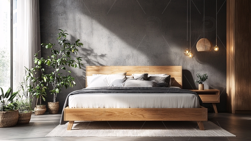 高清大图下载【趣麦麦图】极简现代卧室设计