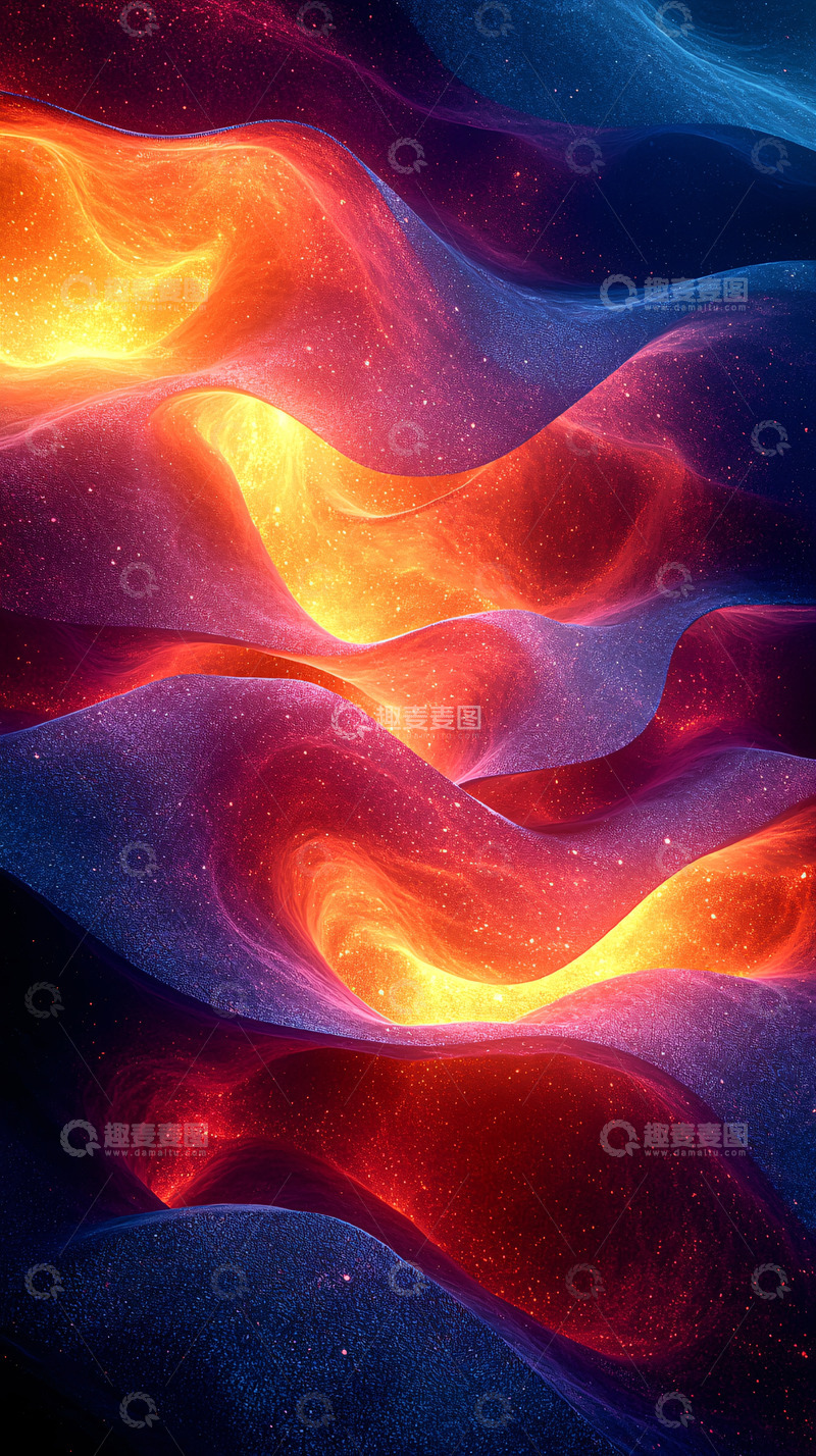 高清大图下载【趣麦麦图】火焰般的宇宙星云