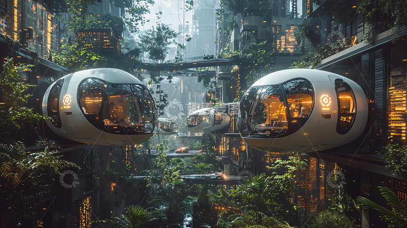 高清大图下载【趣麦麦图】未来都市