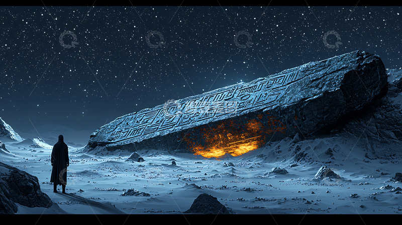 高清大图下载【趣麦麦图】雪夜