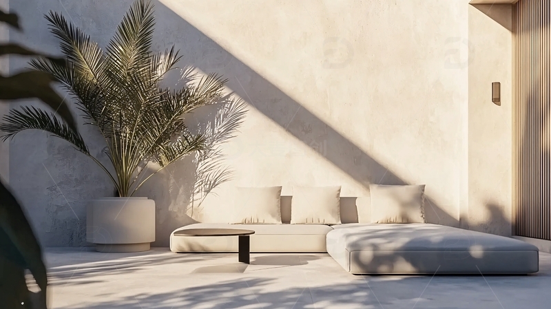 高清大图下载【趣麦麦图】极简风户外休闲区