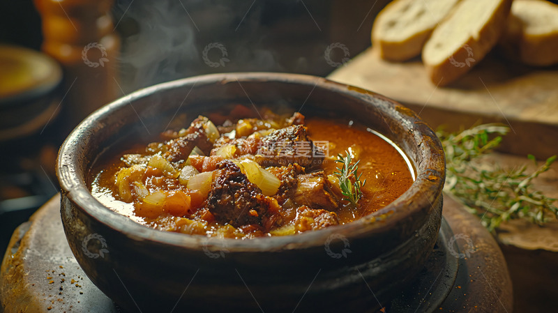 高清大图下载【趣麦麦图】热气腾腾的炖肉