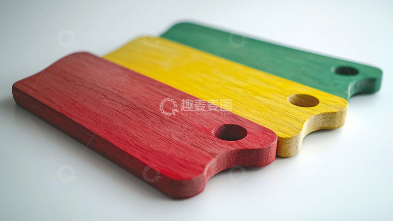 高清大图下载【趣麦麦图】彩色木质标签