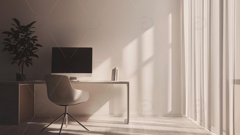 高清大图下载【趣麦麦图】极简风格工作空间