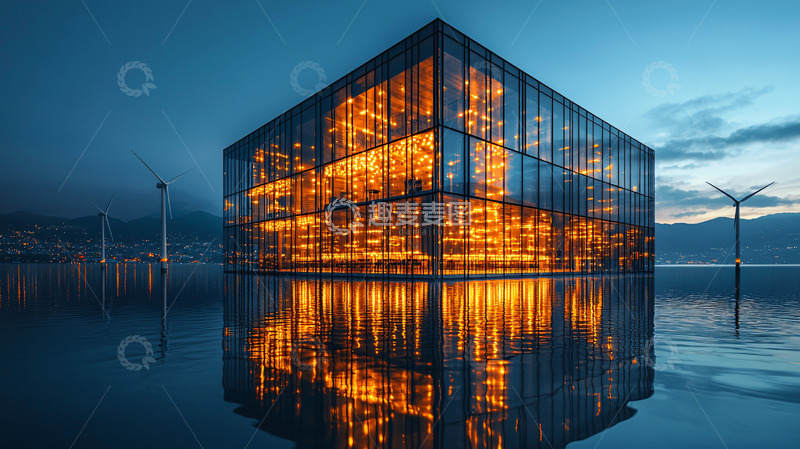 高清大图下载【趣麦麦图】未来科技感建筑