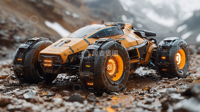 高清大图下载【趣麦麦图】未来感越野车