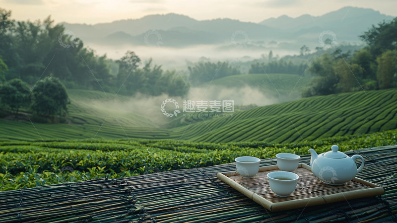 高清大图下载【趣麦麦图】茶园风景