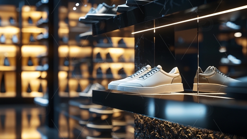 高清大图下载【趣麦麦图】高端鞋店展示