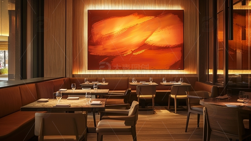 高清大图下载【趣麦麦图】高级餐厅室内设计