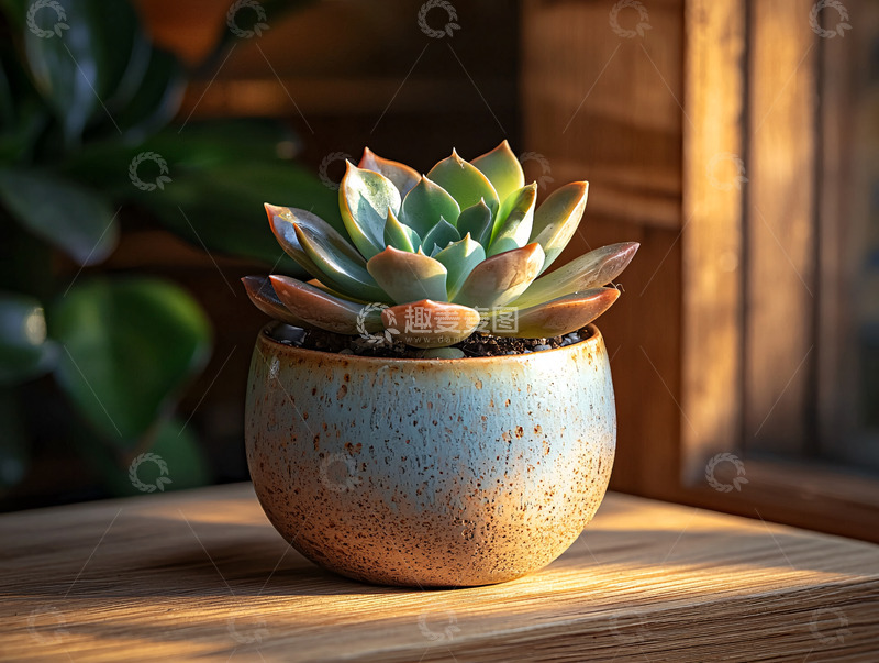 高清大图下载【趣麦麦图】多肉植物特写