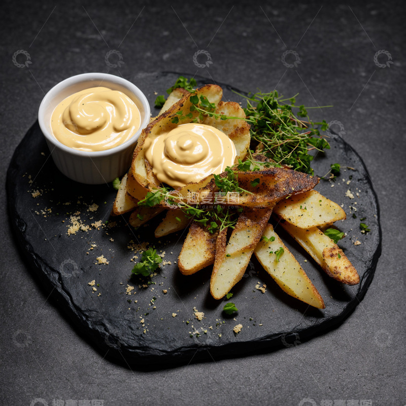 高清大图下载【趣麦麦图】高端薯条小吃10