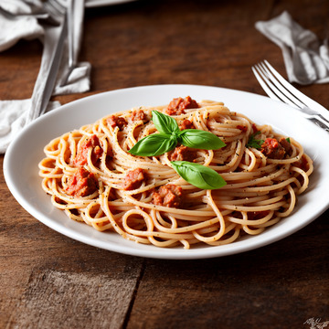 美味的肉酱意面