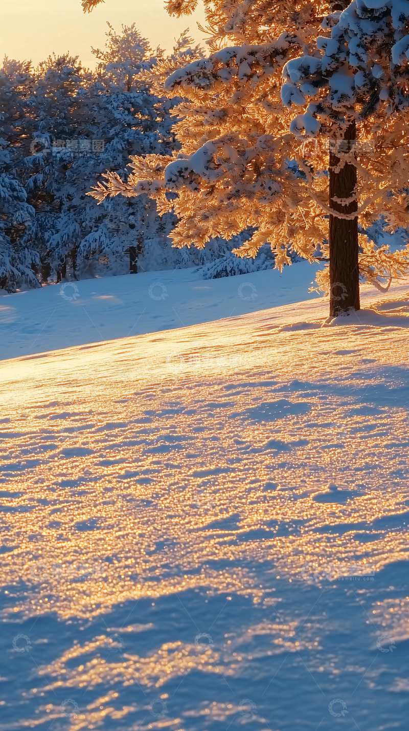 高清大图下载【趣麦麦图】冬日雪景