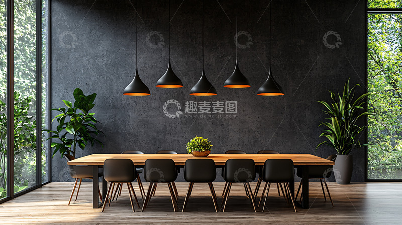 高清大图下载【趣麦麦图】现代简约餐厅