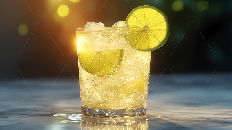 高清大图下载【趣麦麦图】饮品系列冰镇柠檬果汁摄影图