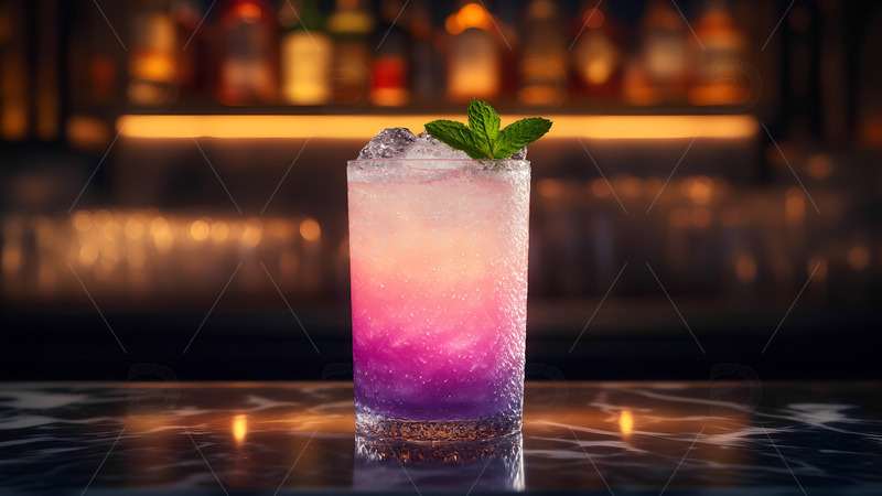 高清大图下载【趣麦麦图】饮品系列梦幻晚霞鸡尾酒摄影图