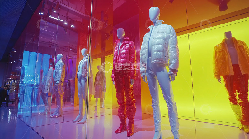 高清大图下载【趣麦麦图】彩色橱窗