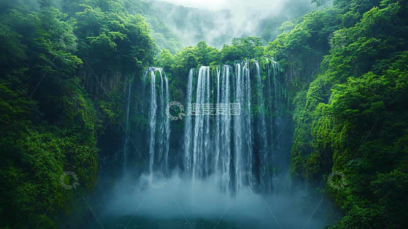 高清大图下载【趣麦麦图】瀑布14