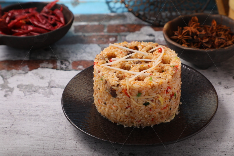 青椒嫩笋丝炒饭1