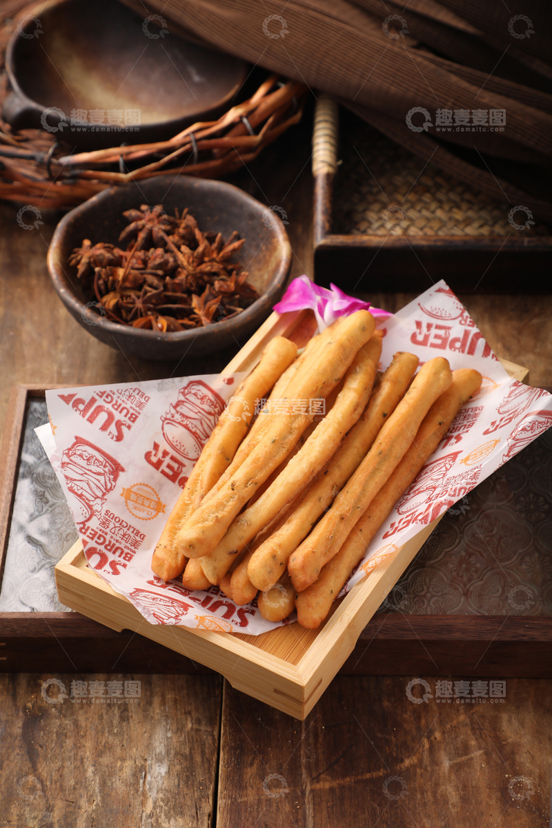 高清大图下载【趣麦麦图】茴香小油条