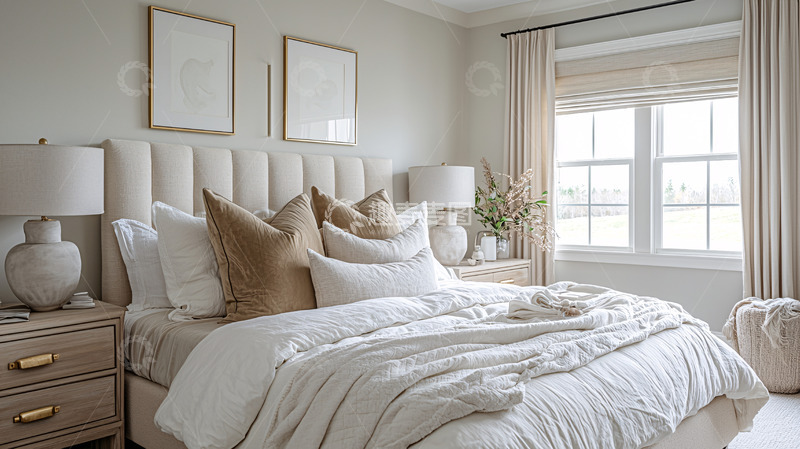 高清大图下载【趣麦麦图】极简风卧室设计