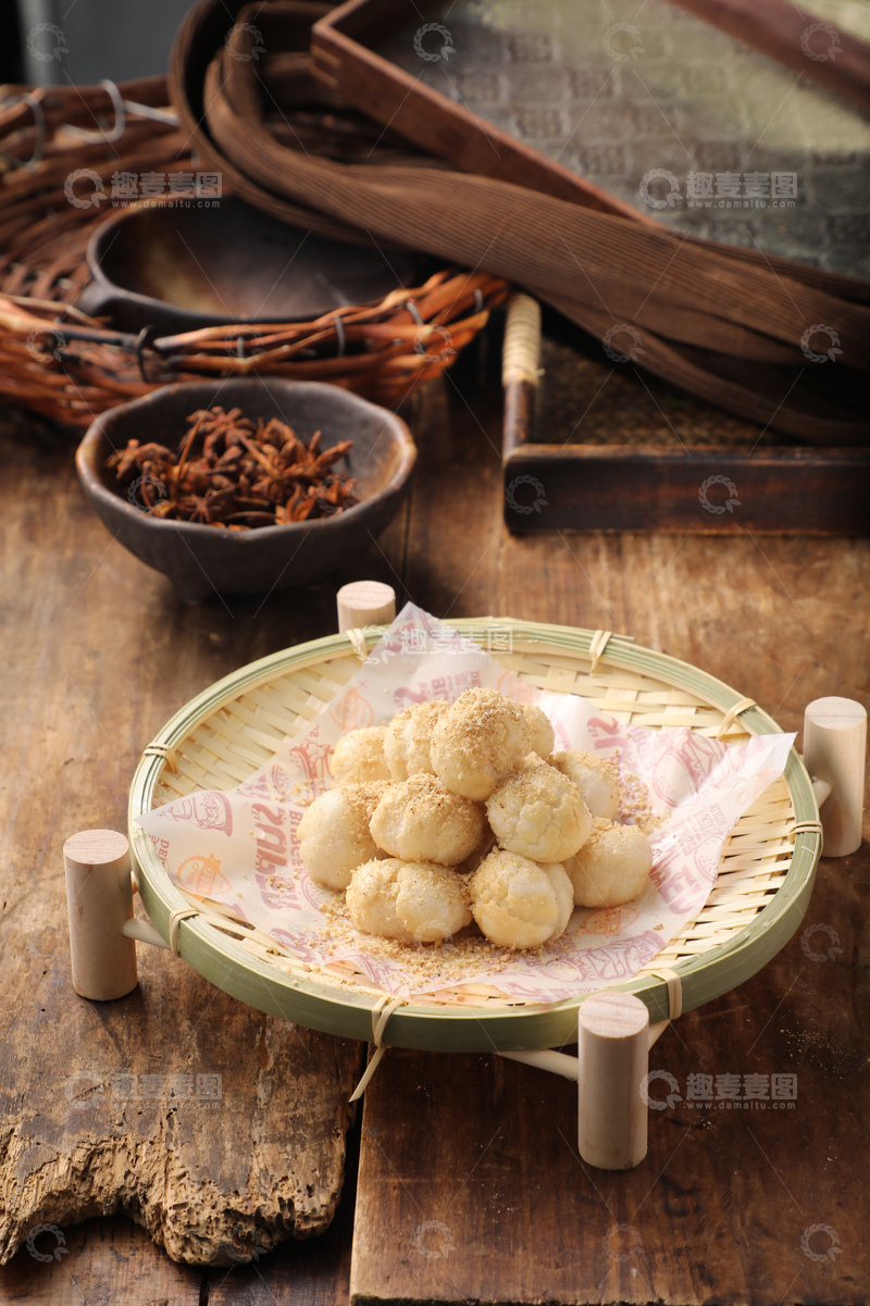高清大图下载【趣麦麦图】妙手小炒汤圆