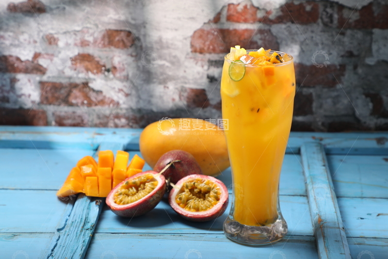 高清大图下载【趣麦麦图】百芒双果饮摄影图