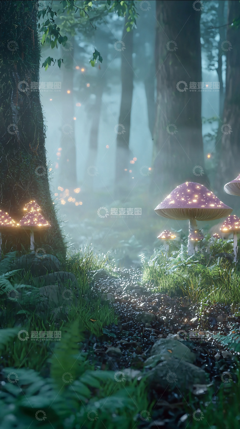 高清大图下载【趣麦麦图】梦幻森林
