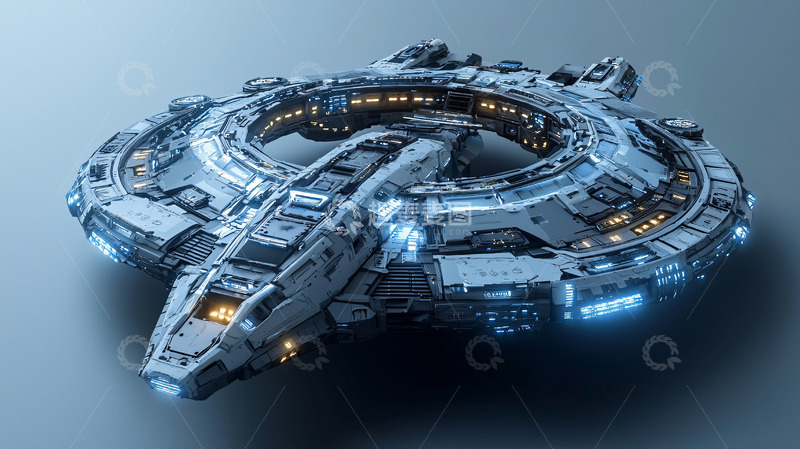 高清大图下载【趣麦麦图】未来科幻飞船