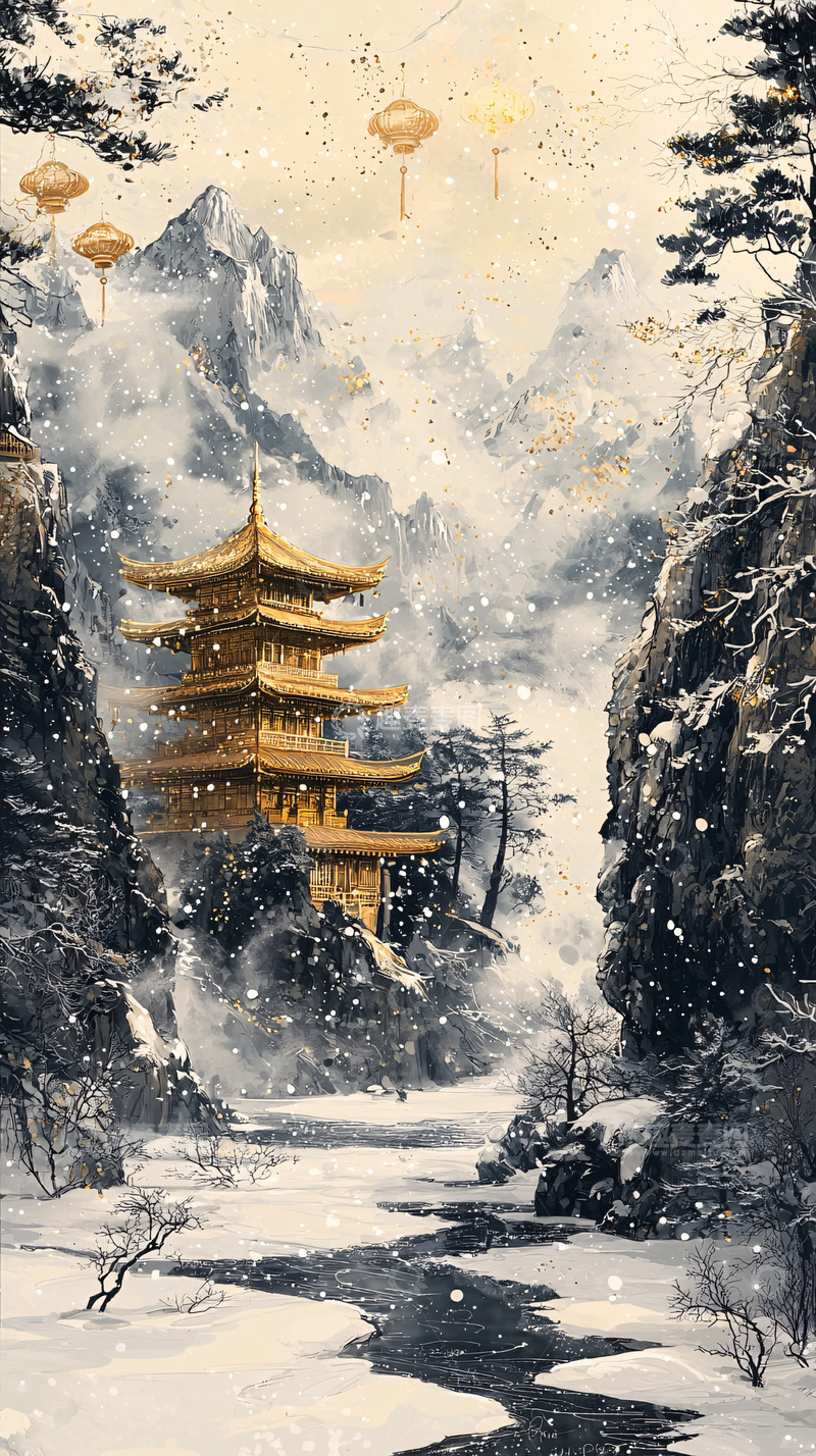 高清大图下载【趣麦麦图】水墨画