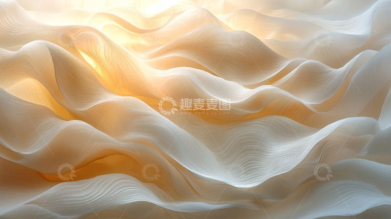 高清大图下载【趣麦麦图】轻柔飘逸的丝绸质感