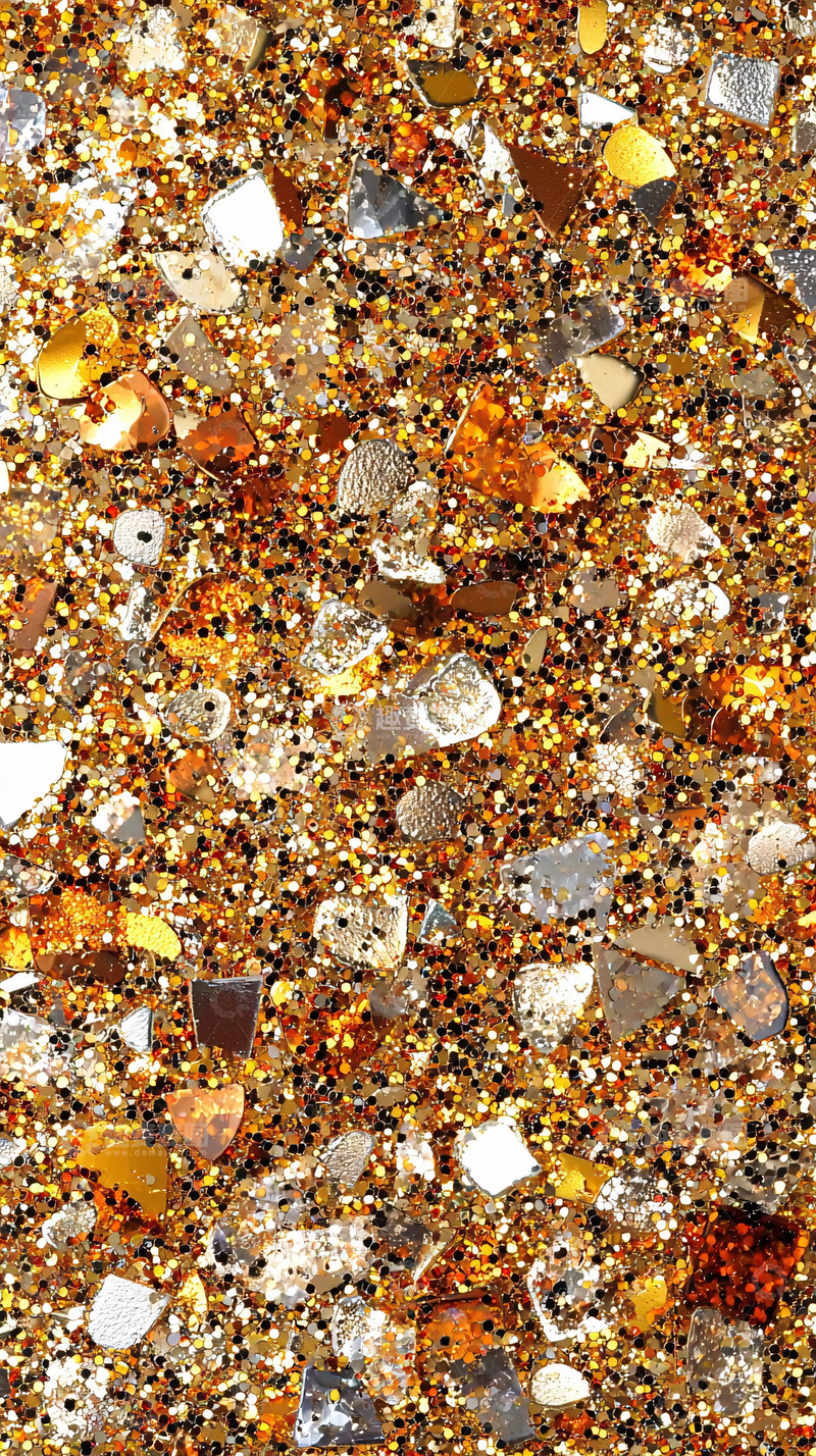 高清大图下载【趣麦麦图】金色闪光背景