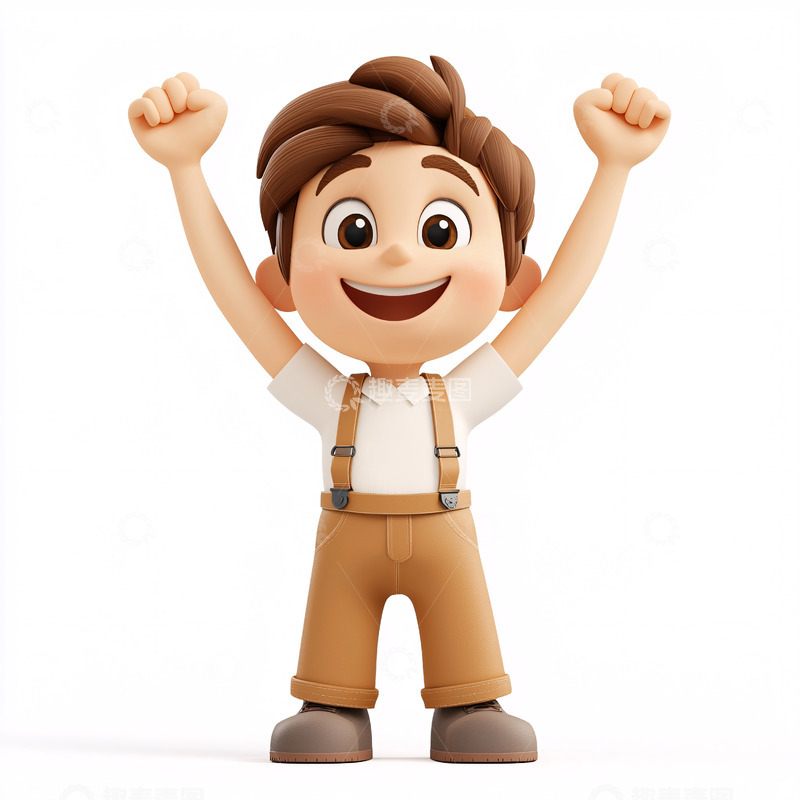 高清大图下载【趣麦麦图】开心男孩