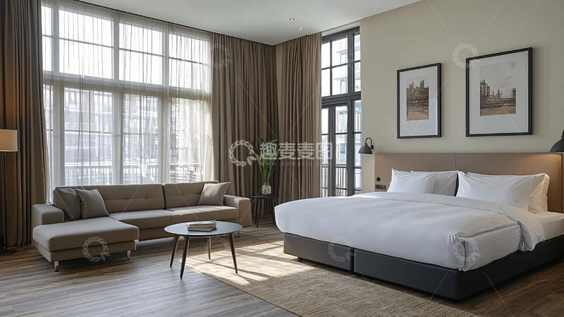 高清大图下载【趣麦麦图】现代简约风格的卧室