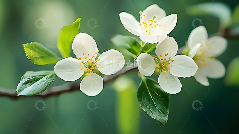 高清大图下载【趣麦麦图】春天盛开的李花2